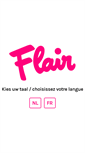 Mobile Screenshot of flair.be